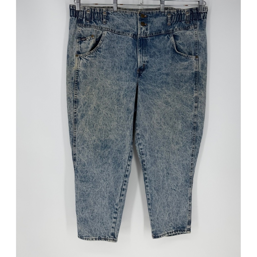 Chic Jeans Womens 26 Blue Acid Wash High Rise Mom Vintage 80s USA Retro Grunge